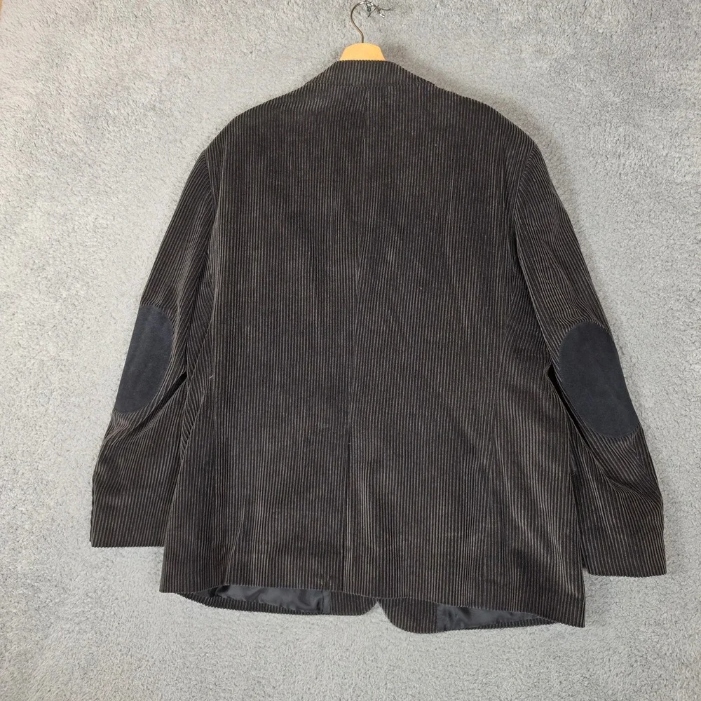 Barrington Corduroy Blazer Mens 46R Brown Business Casaual Elbow Patches
